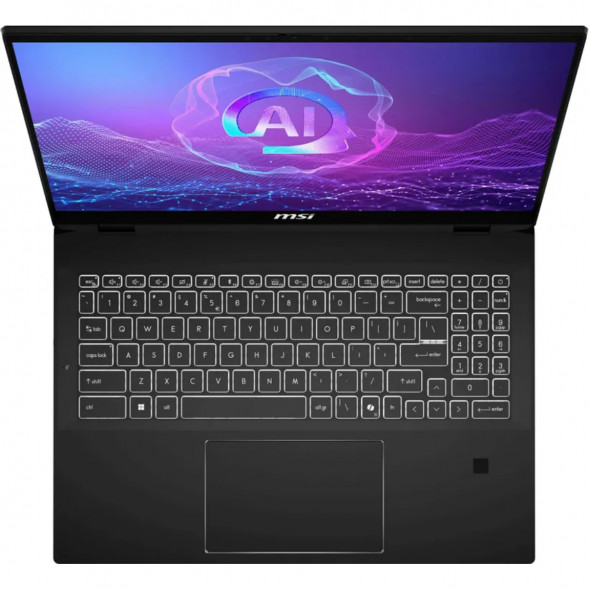 Ноутбук трансформер MSI Summit 16 AI Evo A2HMTG-057RU (16&amp;quot;, IPS, Intel Core Ultra 7 255H 2ГГц, 16 ядер, 16ГБ LPDDR5, 1ТБ SSD, Intel Arc 140T, Windows 11 Home), черный в Кирове