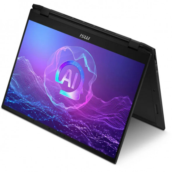Ноутбук трансформер MSI Summit 16 AI Evo A2HMTG-057RU (16&amp;quot;, IPS, Intel Core Ultra 7 255H 2ГГц, 16 ядер, 16ГБ LPDDR5, 1ТБ SSD, Intel Arc 140T, Windows 11 Home), черный в Кирове