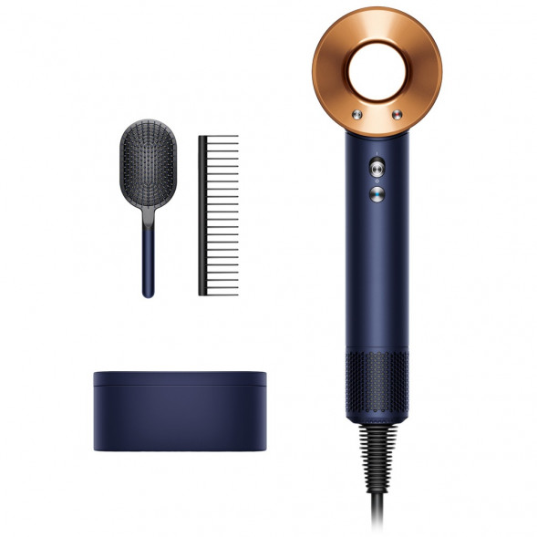 Фен Dyson Supersonic HD07 с набором расчесок, синий/медный в Кирове