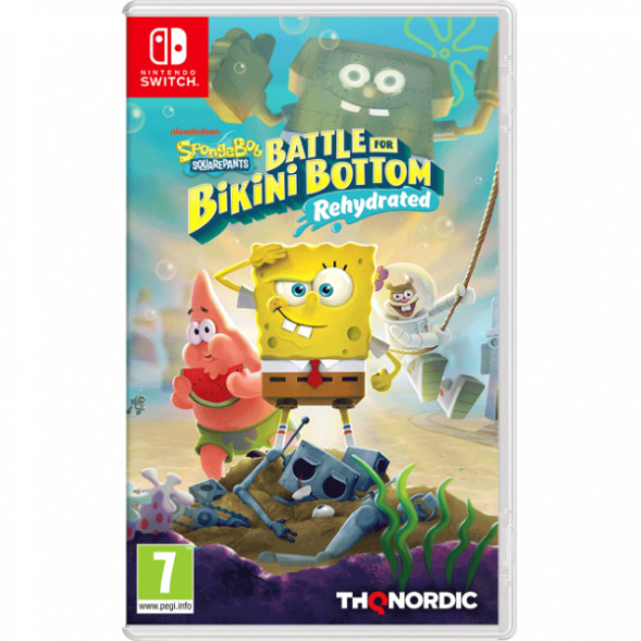 Игра SpongeBob SquarePants: Battle for Bikini Bottom - Rehydrated [Nintendo Switch, русские субтитры] в Кирове