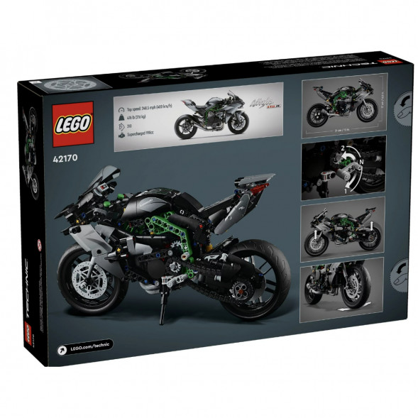 Конструктор LEGO Technic 42170 Мотоцикл Kawasaki Ninja H2R в Кирове