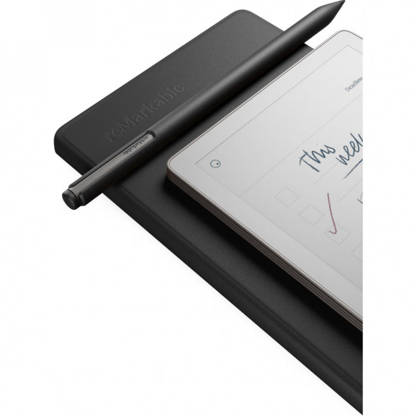 Графический планшет reMarkable Paper Pro Move + Стилус MarkerPlus + Чехол BookFolio Premium Leather, Black в Кирове