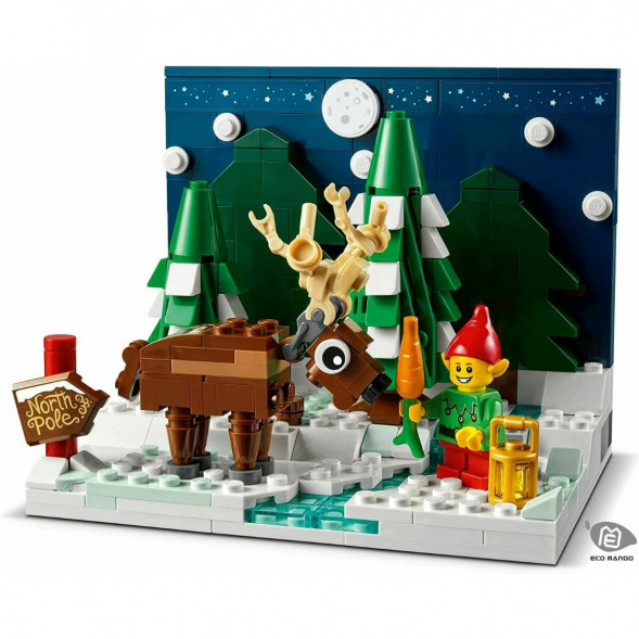 Конструктор LEGO 40484 Перед домом Деда Мороза в Кирове