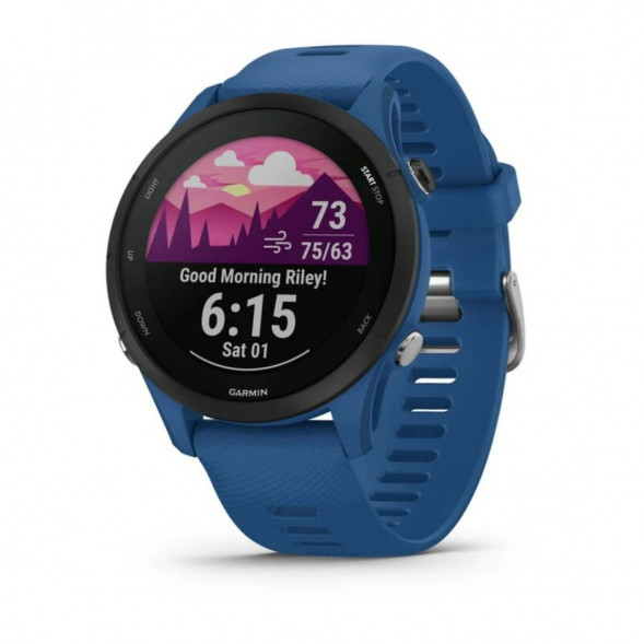 Умные часы Garmin Forerunner 255 Sport с синим ремешком 010-02641-11 в Кирове